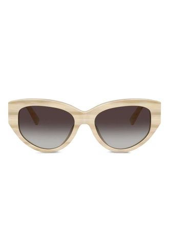 Dolce & Gabbana Eyewear Bril met cat-eye montuur - Beige