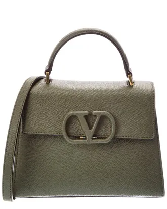 Valentino Vsling Leather Shoulder Bag