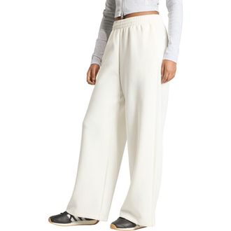 adidas Wide Leg Open Hem Pants in Off White at Nordstrom Rack, Size X-Large