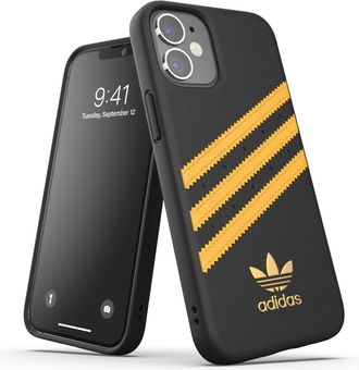 adidas 3-stripes Funda Para Tel&eacute;fono M&oacute;vil 13,7 Cm (5.4) Negro, Oro