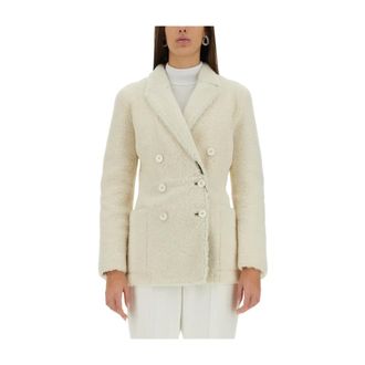 Alexander McQueen Blazers - Dames - Jassen - Wit - Maat: S
