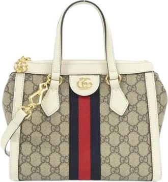Gucci Pre-owned Handbags, female, Multicolor, Size: ONE SIZE Pre-owned Canvas gucci-bags