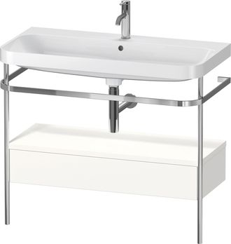 Duravit Set C-bonded Duravit Happy D.2 Plus Con Consola Met&aacute;lica Y Caj&oacute;n