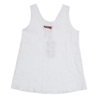Max Mara Sleeveless Tops, female, White, Size: 2XS Staffa Top