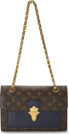 Louis Vuitton Navy Monogram Coated Canvas Victoire (Authentic Pre-Loved)