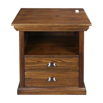 Casual Home Lincoln Nightstand with Concealed Compartment, Concealment Furniture