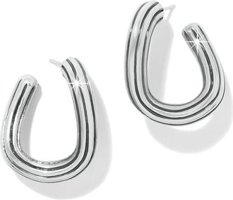 Brighton Womens Ferrara Eterna Post Earrings In Silver