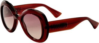 Moschino Womens 54mm Brown Sunglasses