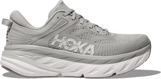 Hoka One One Harbor Mist White Bondi 7 Mesh Sneakers