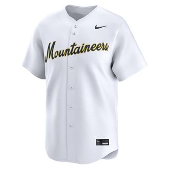Nike West Virginia Mountaineers Nike Mens College Limited Baseball Jersey in White | UNBB0DWZWVN-0YS