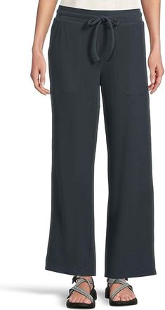 Prana Willow West Wide Leg Pants Womens Casual Pants Stormy Night : XS R, Polyester/Spandex/Tencel