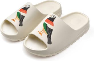 Generic Doves in Palestinian Flag Slides for Women Men Soft Thick Bottom Coconut Slippers Sandals for Bathroom Beach