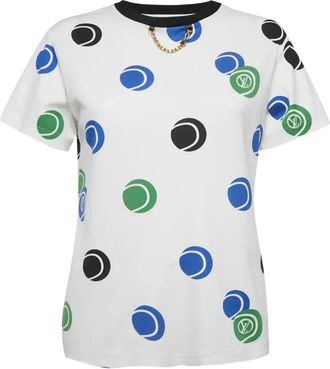 Louis Vuitton T-shirt met logoprint - Wit