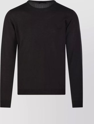 Roberto Collina ribbed crew neck sweater with long sleeves