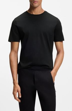 BOSS Spirit Solid Cotton T-Shirt in Black at Nordstrom, Size Xx-Large