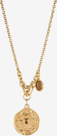 Chloé Goldene lange Halskette mit Jaspis The Chloé Medals