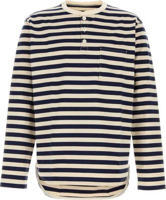Junya Watanabe Blue Stripes T-Shirt