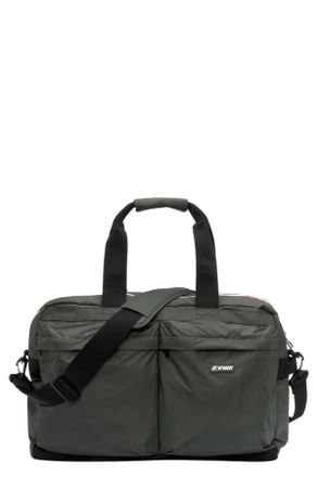 K-Way Green Blackish Ardelu Lightweight Nylon Duffle Bag