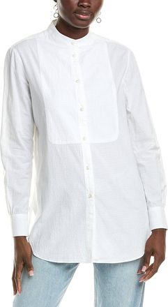 Officine G&eacute;n&eacute;rale Officine Generale Amelia Bib Seersucker Shirt