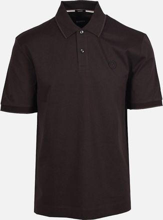 HUGO BOSS Mens Boss Black Parris Polo Dark Brown - Size: 40