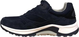 Gabor Rollingsoft Sneaker - Heren - Sneakers - Blauw - 42 1/2 EU - Leer - Schoenen