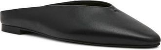 Steve Madden Sherman Mule in Black Leather at Nordstrom, Size 5.5