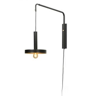 Faro Barcelona Pie de sal&oacute;n ACERO ORO SATINADO