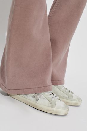 Golden Goose Super-Star Double Quarter With L Sports Shoes, Womens, Cream