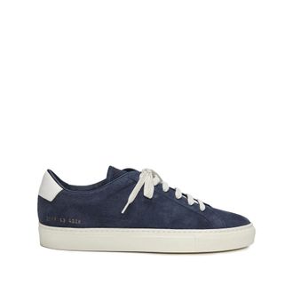 Common Projects Schoenen, Heren, Blauw, 40 EU, Leer, Retro Vintage Sneakers