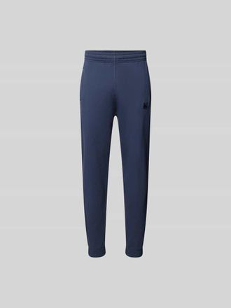 Maison Kitsun&eacute; Sweatpants aus reiner Baumwolle in Dunkelblau, Gr&ouml;&szlig;e XXL