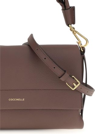 Coccinelle Womens Shoulder Bag Boheme Berry-Winter Rose Calf Leather (bos Taurus) Berry/winter