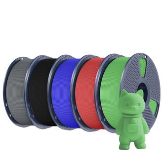 OEM Filamento Para Impresora 3d, Material Pla, Baja Contracci&oacute;n, Rd Bl Gn Bk Gy
