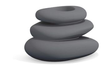 Monacis Idralite - Jardinera Complemento De Decoraci&oacute;n Jard&iacute;n De Resina 75x62 Mod. Eden Pot Gris