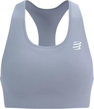 Compressport Feelfree Seamless Bra Sport-BH f&uuml;r Damen | grau