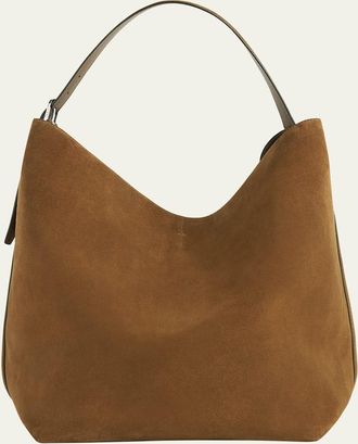 Toteme Large Belted Suede Tote Bag
