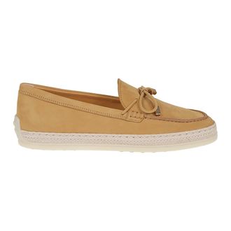 Tod's Tods, Loafers, female, Brown, Size: 6 1/2 US Loafers in Nubuck