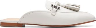 Clarks Pure2 Trim Leather Shoes in White Standard Fit Size 5