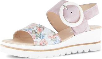 Gabor Quarter Strap Wedge Sandal in Flieder at Nordstrom, Size 10.5Us