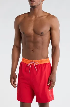 Champion Webbed Elastic Swim Shorts in Red at Nordstrom Rack, Size Xx-Large