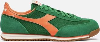 Diadora Mens Diadora Cross Green Peas Cream Trainer - Size: 10
