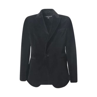 Circolo 1901 Giacca Monopetto in Cotone - - Jackets - Uomo - Nero - XL