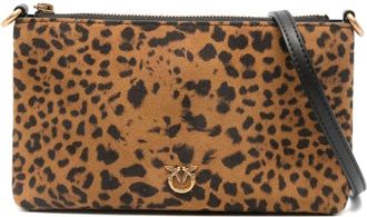 Pinko Clutch con stampa - Marrone