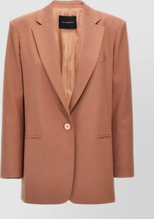 Andamane notched lapels single-breasted blazer