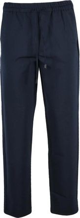 Marella Multicolor Virgin Wool-Blend Track Pants