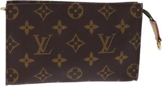 Louis Vuitton Pre-owned Canvas Pouch - Dames - Vintage Clutch - Bruin - ONE Size - Vintage