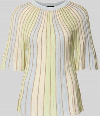 s.Oliver Black Label Regular Fit Strickpullover aus Viskose-Mix in Rauchblau, Gr&ouml;&szlig;e 34