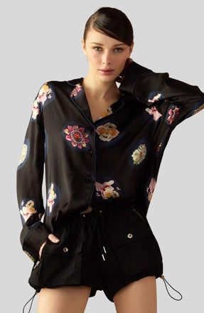 Cynthia Rowley Nylon Cargo Shorts in Black at Nordstrom, Size X-Small