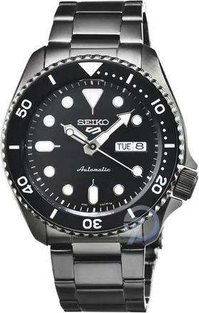 Seiko Casual waterproof Sports Mechanical Black SRPD65K1