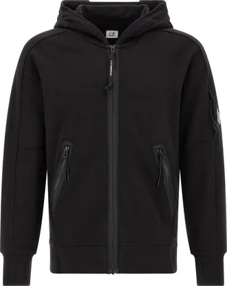 C.P. Company Black Cotton Mens Sweatshirt