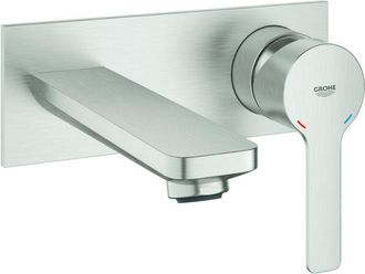 GROHE Grifo Para Lavabo De Pared Grohe Lineare M Supersteel